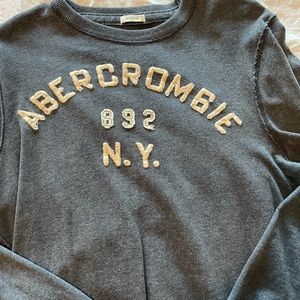 Abercrombie & Fitch young men’s size medium long sleeve shirt.